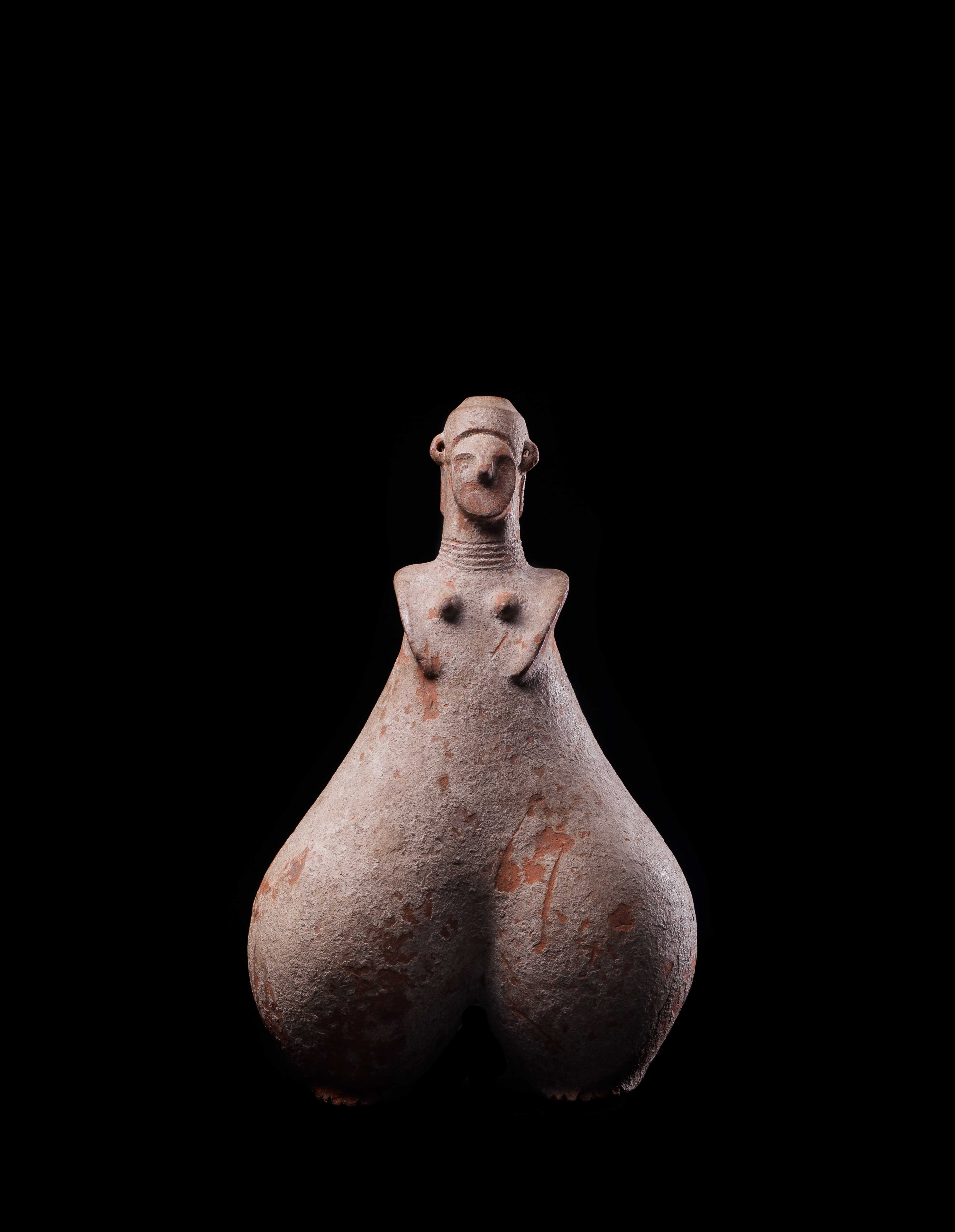 Steatopygous Idol  Ancient Iran 1st Millennium B.C. Terracotta H: 31 x W: 20 cm