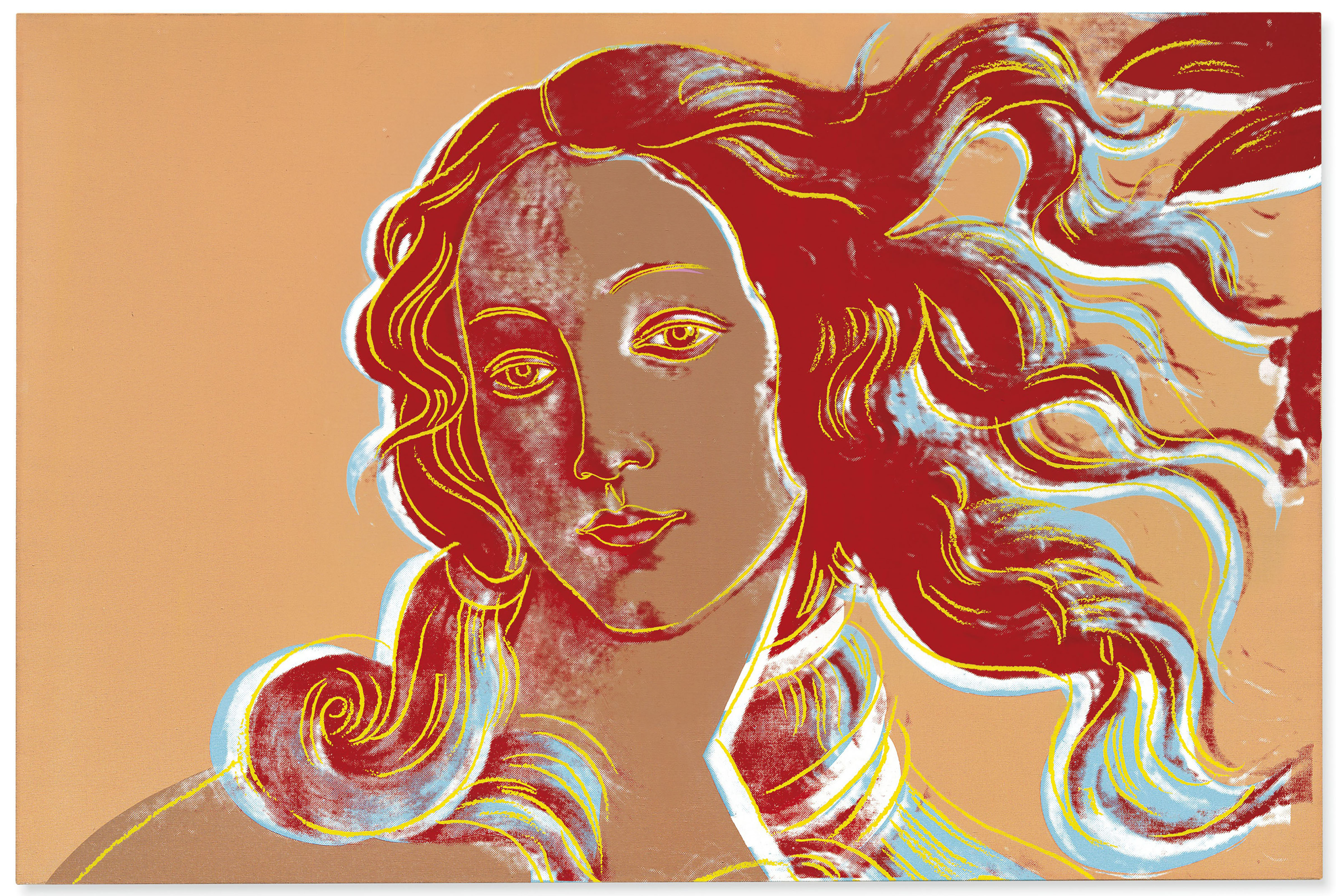 Image: Andy Warhol, Birth of Venus (After Botticelli), 1984, Christie's 