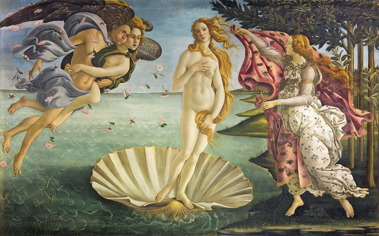 Image: Sandro Botticelli's The Birth of Venus, circa 1484-1486, Uffizi Gallery.