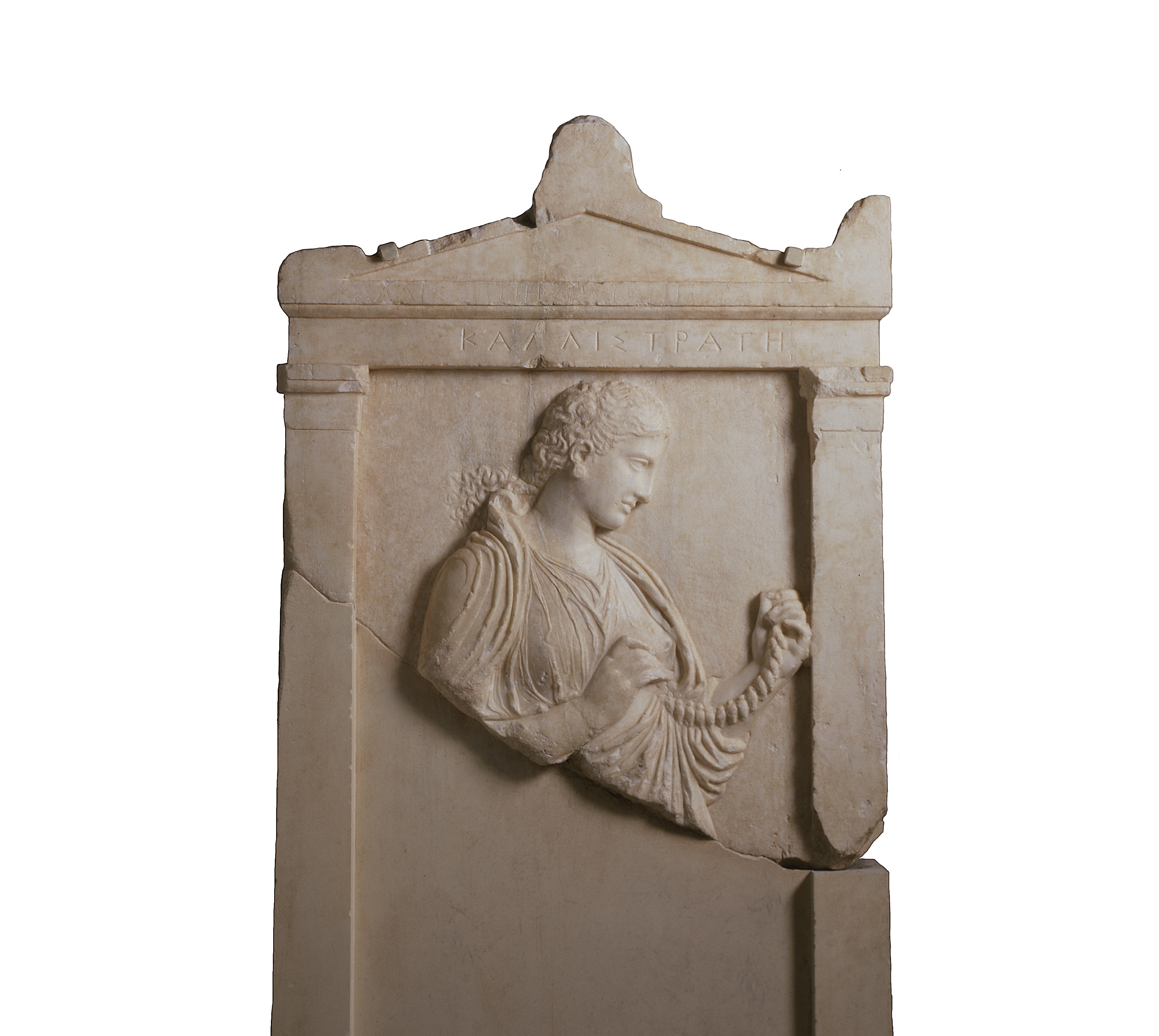 Stele of Kallistrate, Attic Greek, c.550–330 B.C., Saint Louis Art Museum, Missouri