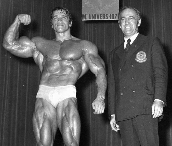 Arnold Schwarzenegger and Ben Weider 