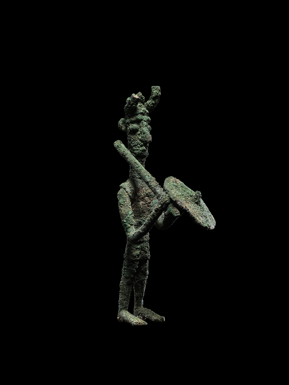 Sardinian Warrior 7th to 6th Century B.C Bronze H:16 cm | David Aaron