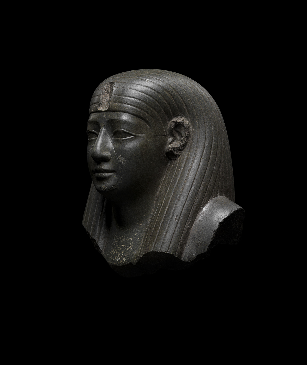 A Goddess by the Greywacke Master, Dynasty XXVI, Reign of Amasis II, 570-526 B.C., Egypt. Image: David Brunetti 