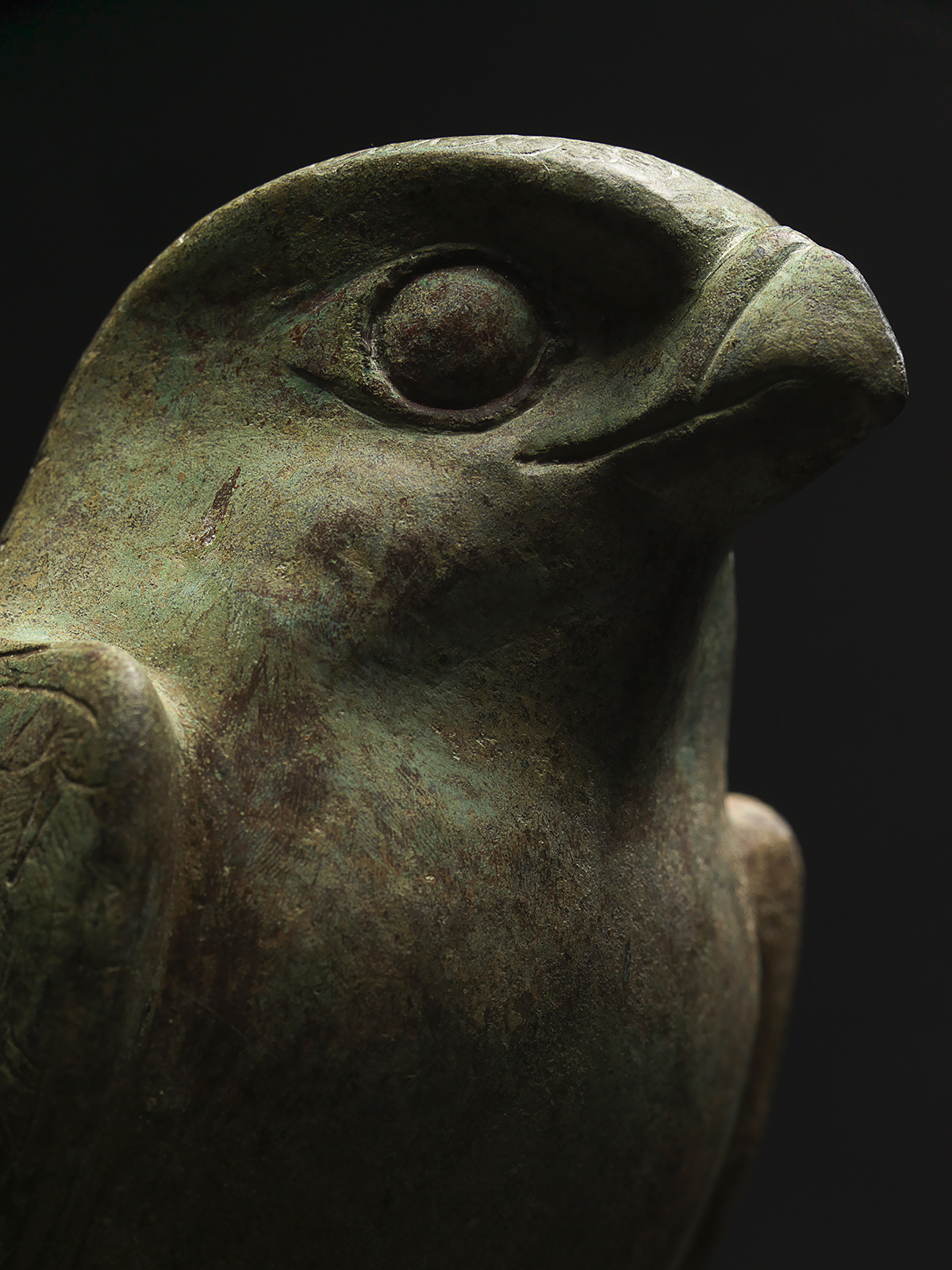 The Hultmark Horus, 663-525 B.C., Saitic Period, Egypt , Bronze, Image: Courtesy David Aaron