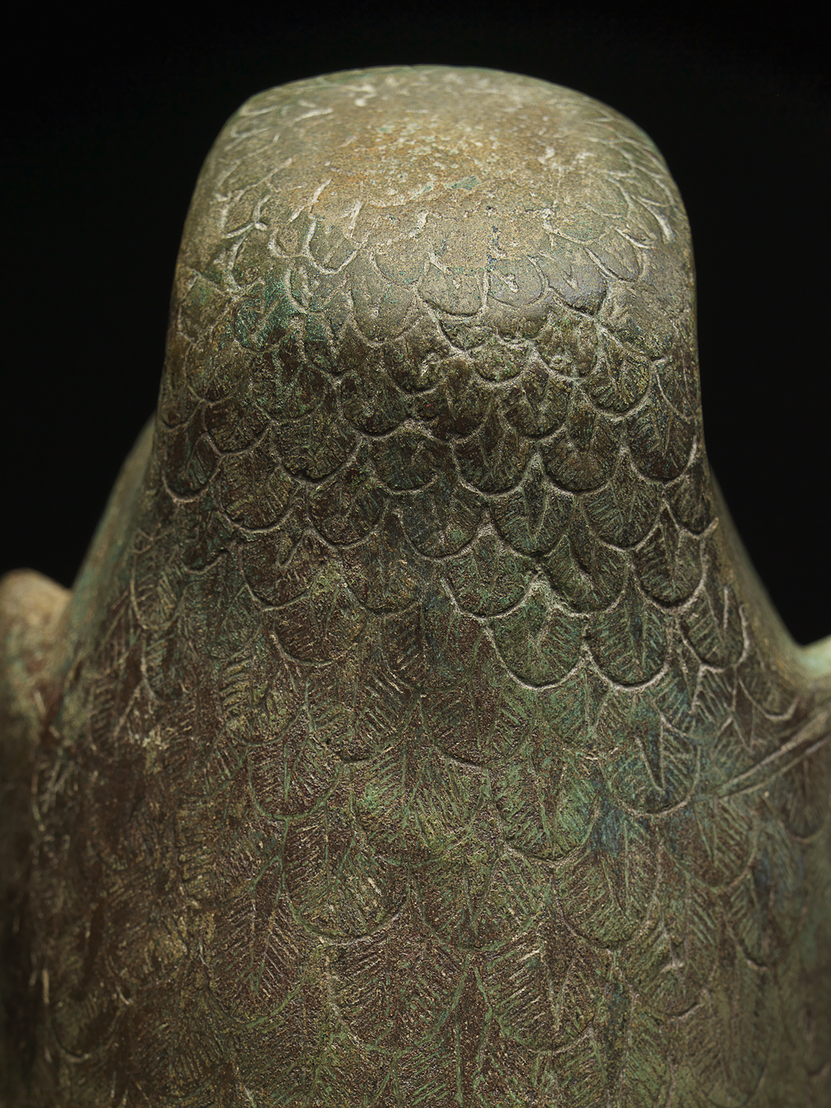 The Hultmark Horus, 663-525 B.C., Saitic Period, Egypt , Bronze, Image: Courtesy David Aaron