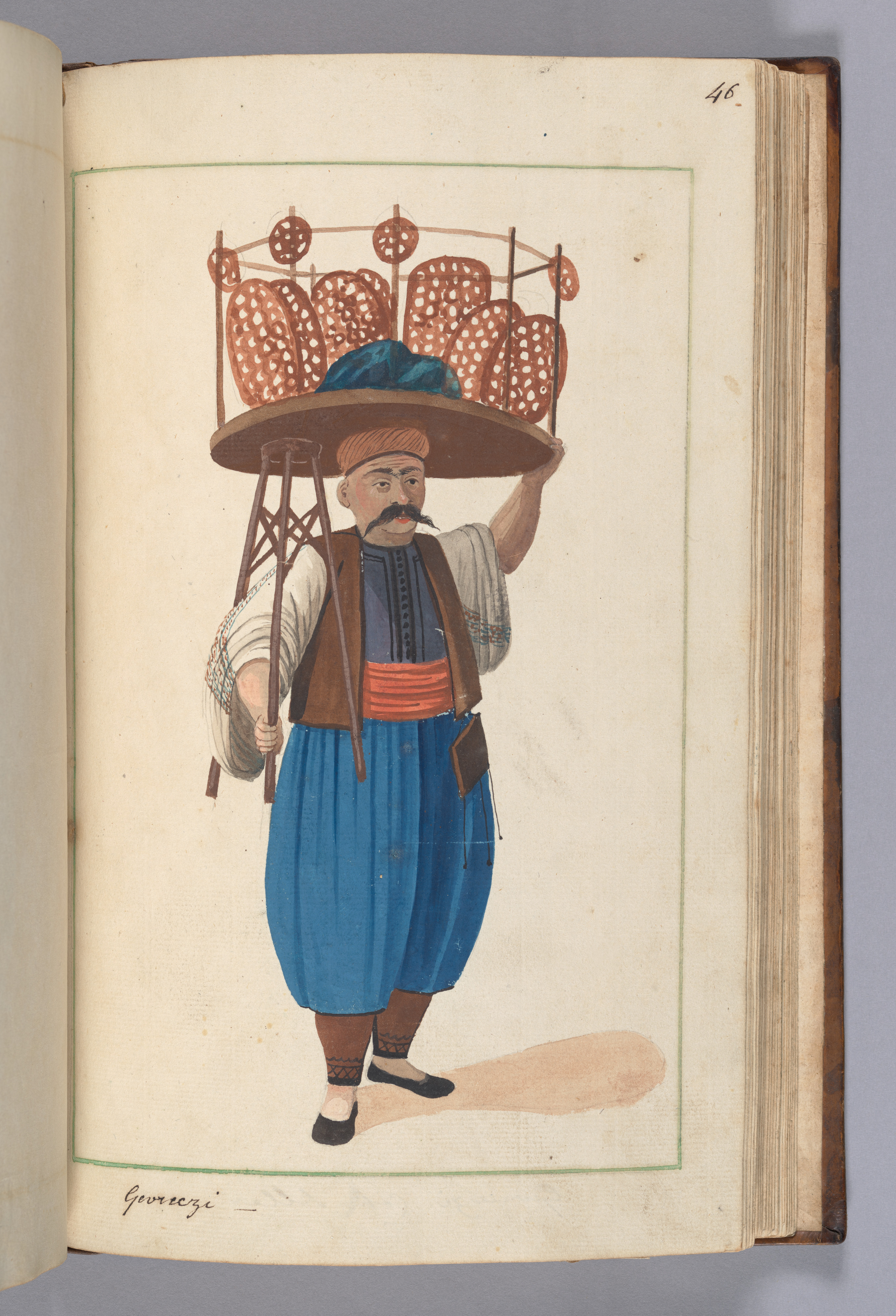 Illustrated Manuscript: ‘Costumi Turchi e Grechi fatti in Constantinopoli 1790’ 