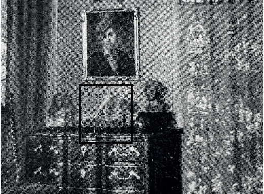 Photograph featuring the Horus from Maj Sterner, ‘Fil. dr. och fru Emil Hultmarks hem. Birger Jarlsgatan 32, Stockholm’, Svenska Hem I Ord Och Bilder, ed. Stig M H-son Björkman (1936), p. 176.