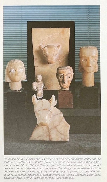  Image: Photo of South Arabian antiquities in the Besse’s apartment, L’Œil, January 1990.  Image: Photo of South Arabian antiquities in the Besse’s apartment, L’Œil, January 1990.