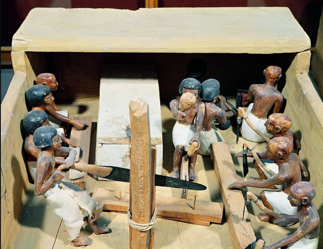 Model of a Carpentry Workshop. Image: Courtesy Egypt Museum