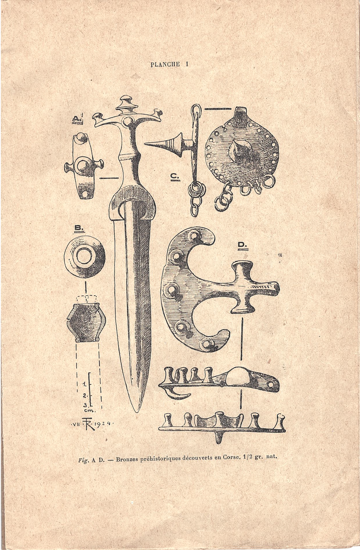 Dr. Robert Forrer, published this group in an 8-page essay in the bulletin of the Société Préhistorique Française in 1924.