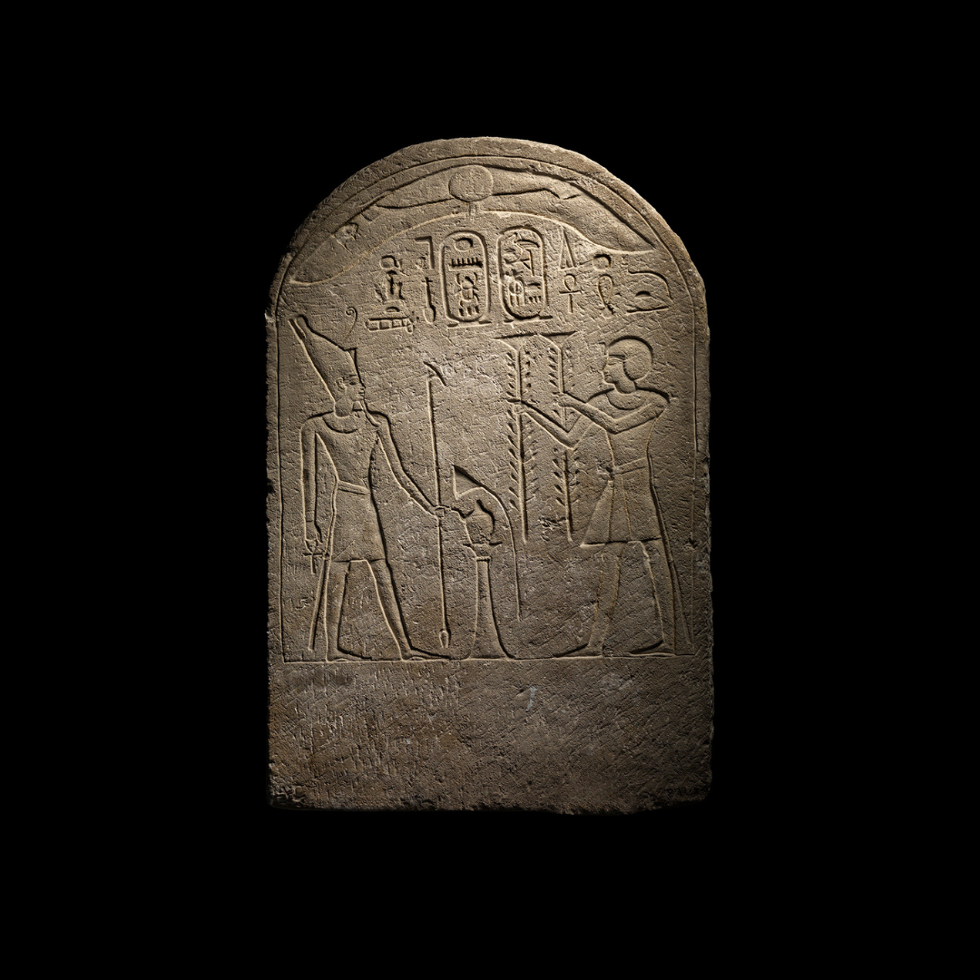Stele of Thutmose IV , C. 1401-1391 B.C., Image: David Brunetti 