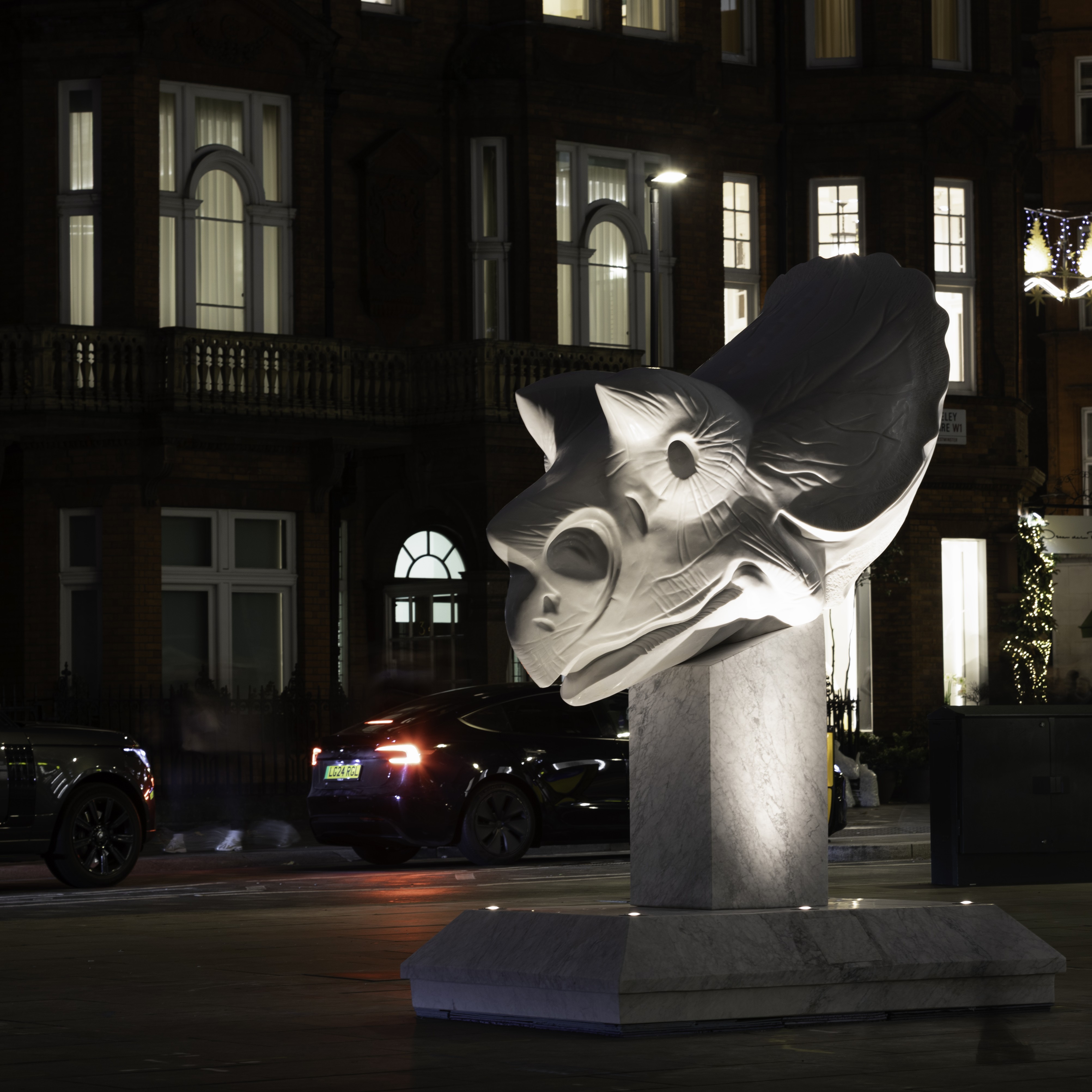 Paul Vanstone x David Aaron - Carrara Triceratops Skull