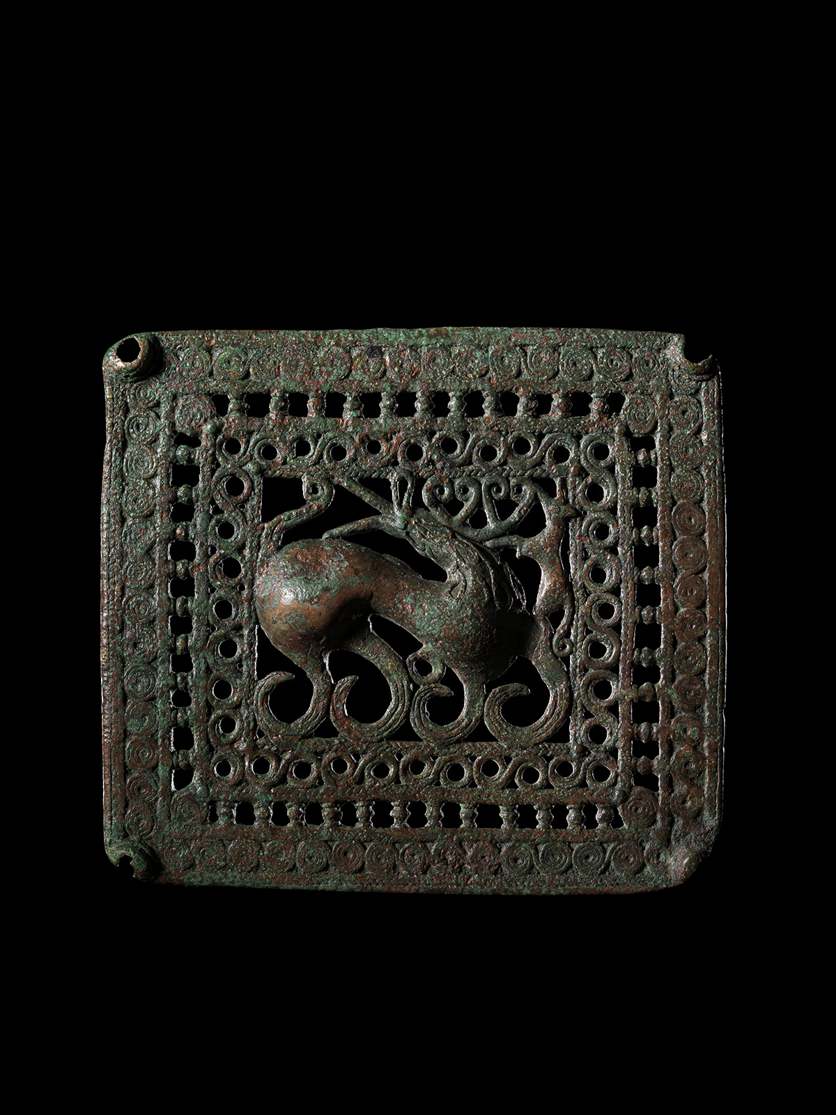 Openwork Stag Plaque