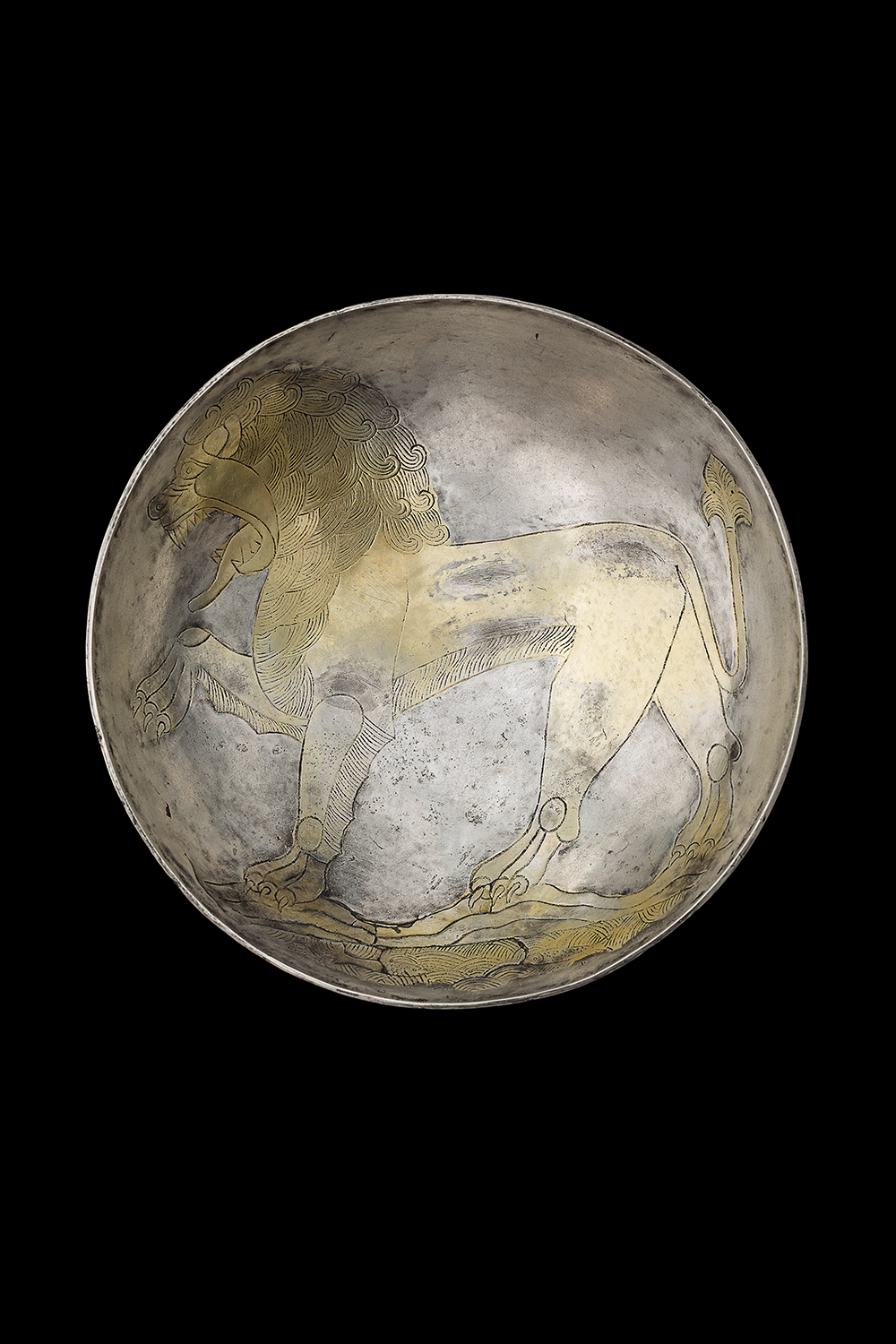 Plate with Lion Motif 