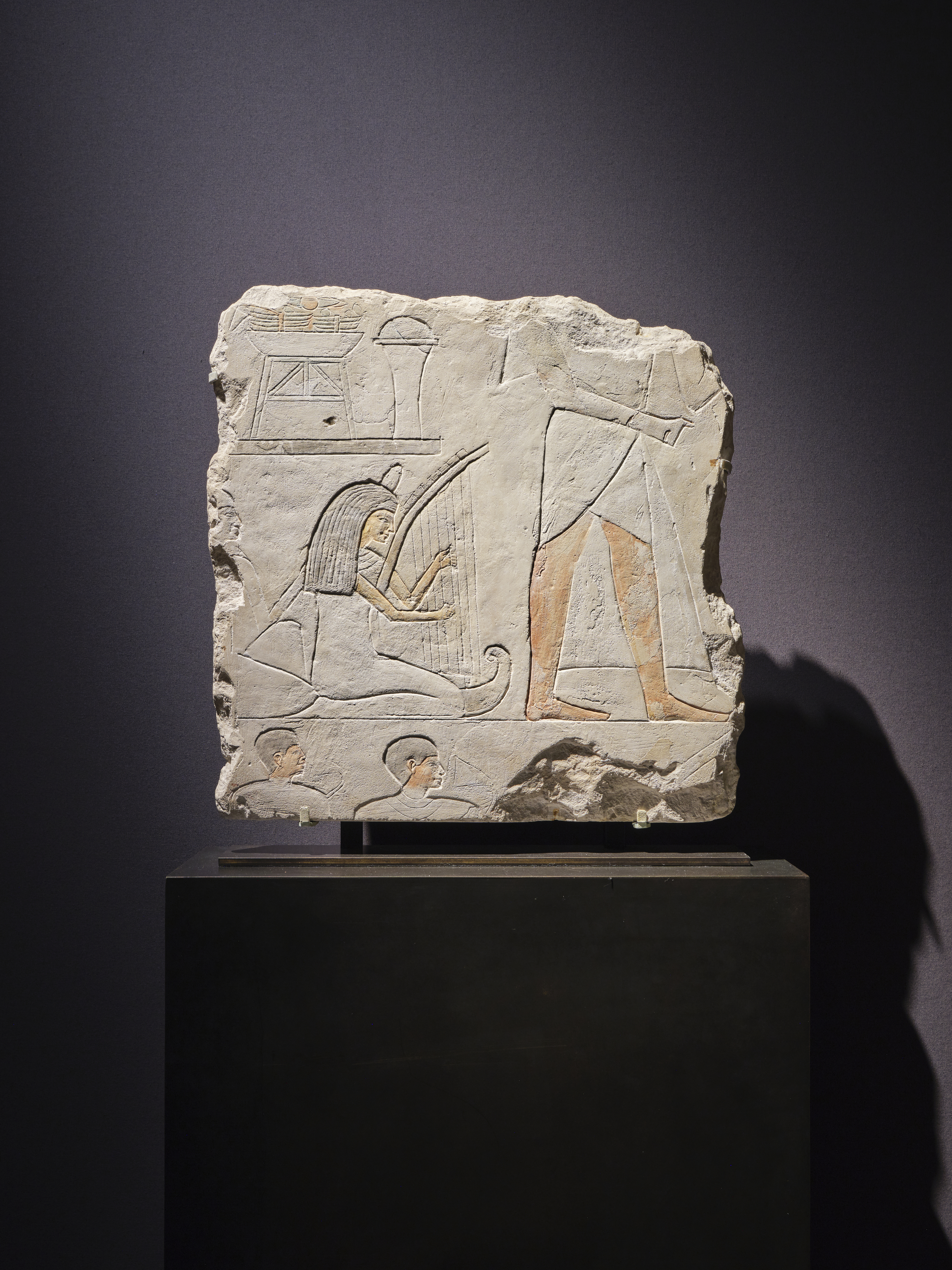 Relief with a Harpist 